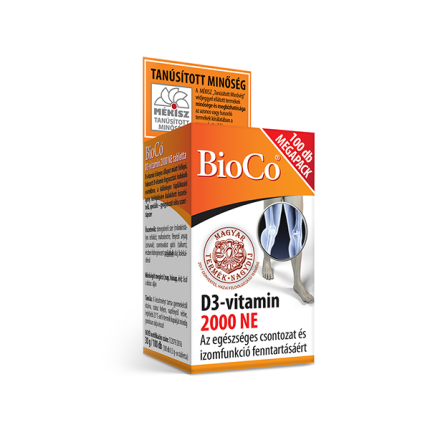 BioCo D3-vitamin 2000 NE Megapack 100 db