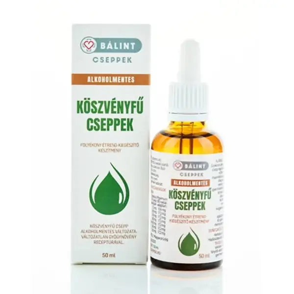 Herbarium BÁLINT CSEPPEK Alkoholmentes Köszvényfű csepp 50 ml