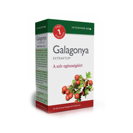 Interherb Galagonya Extraktum kapszula 100 mg 30db