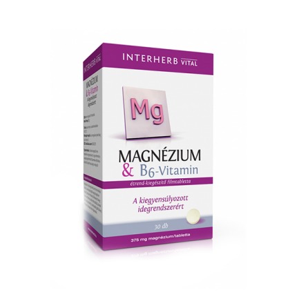 Interherb Magnézium+B6 vitamin kapszula 30x