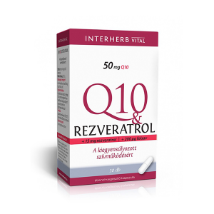 Interherb Q10 Rezveratrol kapszula 30x