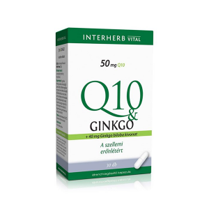 Interherb Q10 és Ginkgo Biloba extraktum 30x