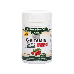 Jutavit C-vitamin 500mg + D3-vitamin + cink tabletta 100x