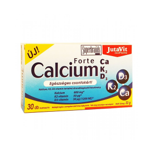 Jutavit Calcium Forte CA/K2/D3-vitamin tabletta 30x