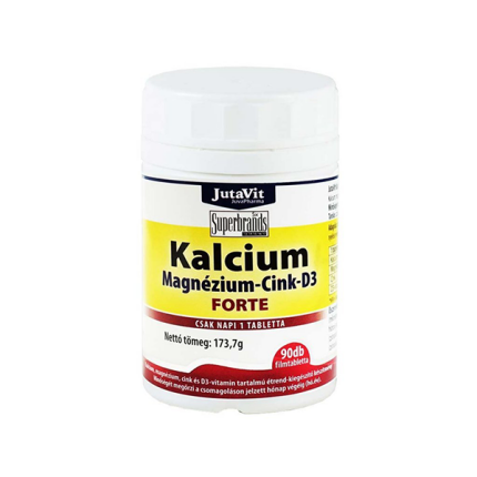 Jutavit Kalcium-Magnézium-Cink-D3-vitamin Forte tabletta 90x