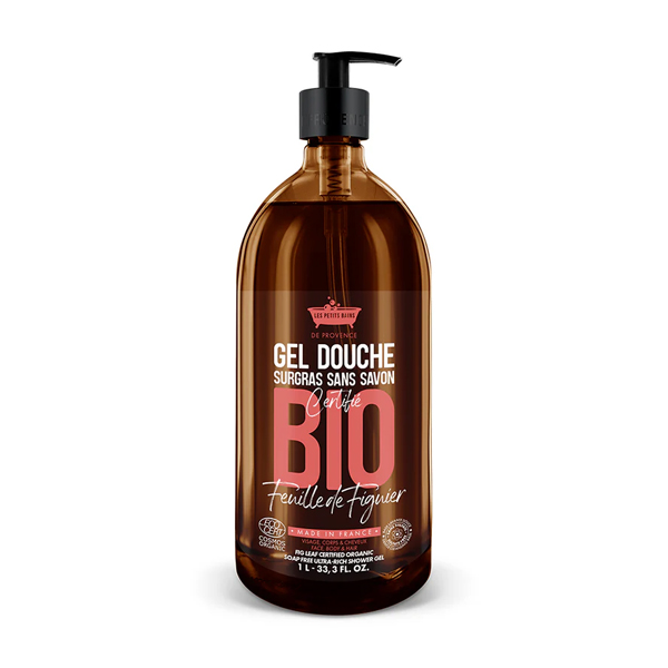 LES PETITS BAINS DE PROVENCE BIO Fügelevél tusfürdő 1000 ml