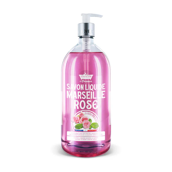 LES PETITS BAINS DE PROVENCE Rózsa folyékony szappan 1000 ml