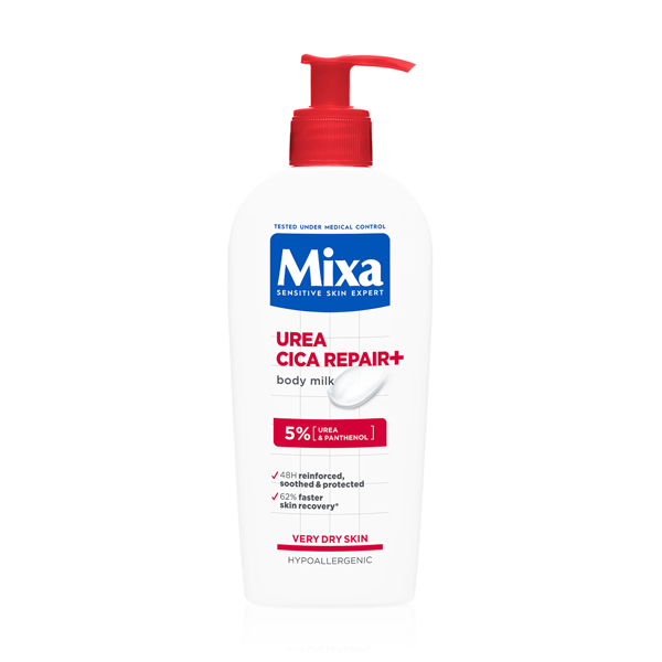 MIXA Cica Urea Repair testápoló tej nagyon száraz bőrre, 400 ml