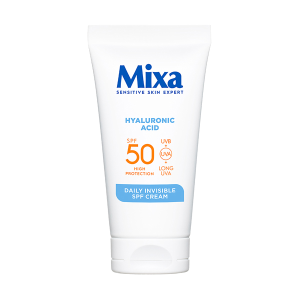 MIXA Láthatatlan SPF 50 faktoros fényvédő krém minden napra 50 ml