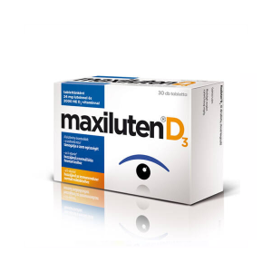 Maxiluten D3 lutein tabletta 30x
