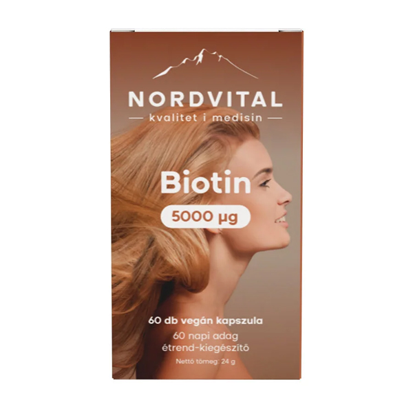 NORDVITAL Biotin (B7-vitamin) 60 db