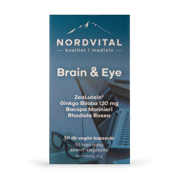 NORDVITAL Brain and Eye lágyzselatin kapszula 50db