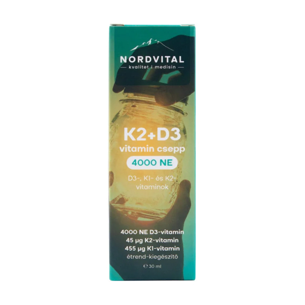 NORDVITAL D3+K2 csepp 30 ml 60 adag