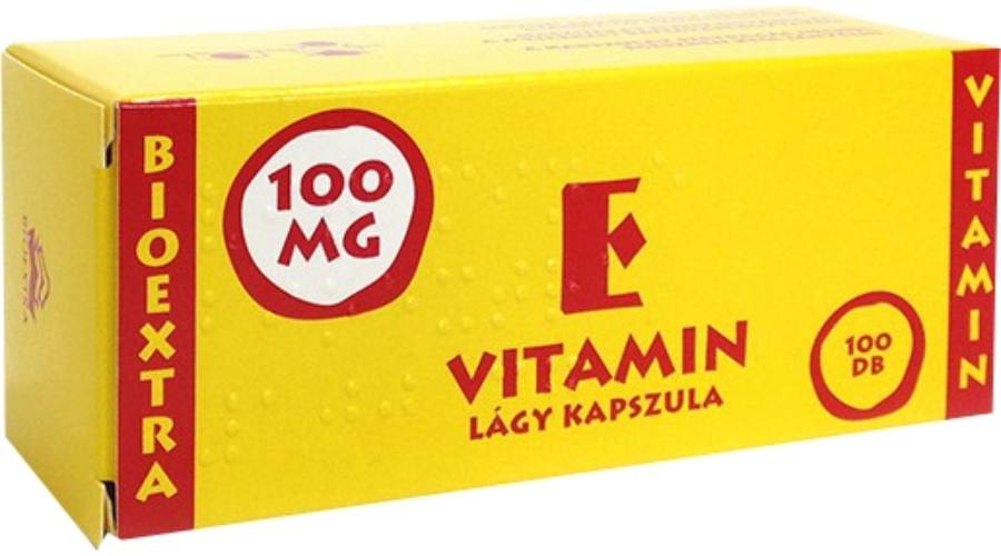 vitamin e bioextra 100 mg lágy kapszula 1000