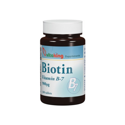 Vitaking Biotin 900mcg tabletta 100x