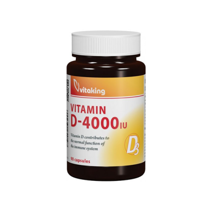 Vitaking D3-vitamin D-4000NE kapszula 90x