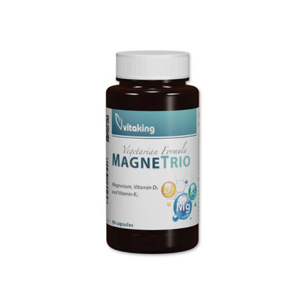 Vitaking Magne Trio Mg + K2 + D3-vitamin kapszula 90x