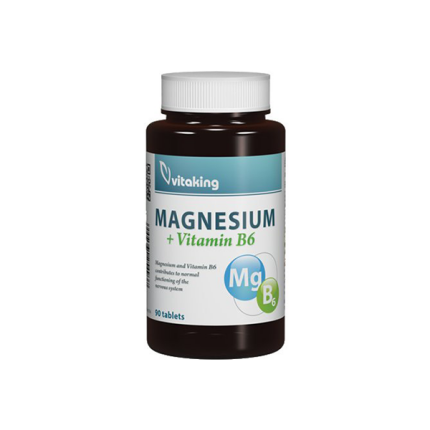 Vitaking Manézium-citrát 150mg + B6-vitamin tabletta 90x