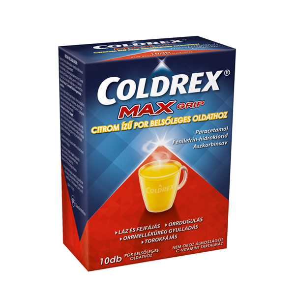 Coldrex magas vérnyomás esetén, COLDREX TABLETTA 12X