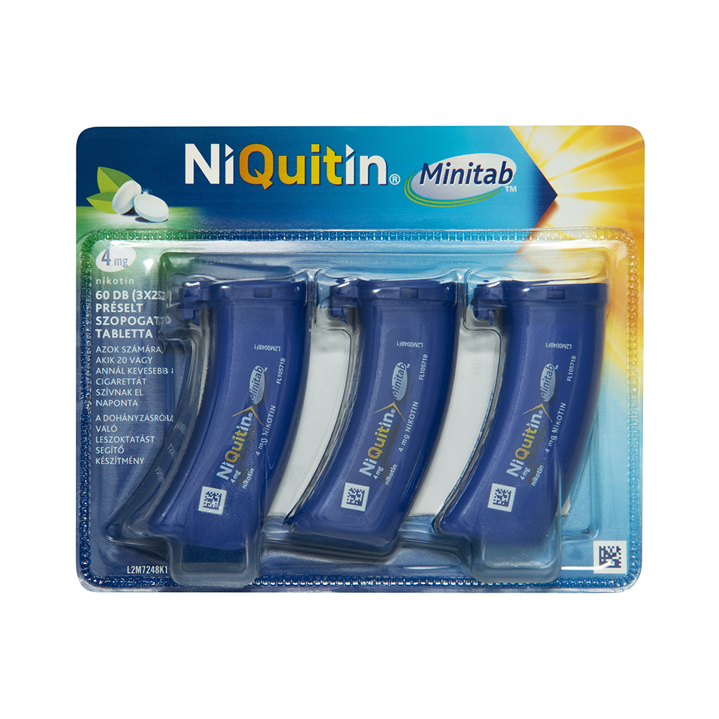 NIQUITIN Minitab 1,5 mg préselt szopogató tabletta (20db)